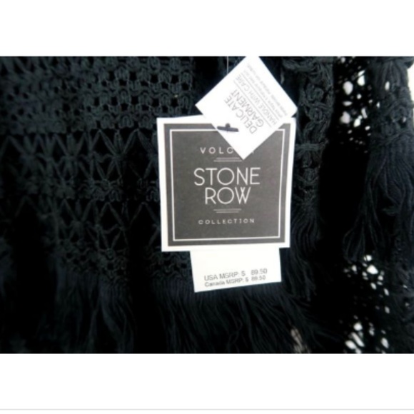 Volcom Cocoknit Crochet Sweater Dress L - Picture 3 of 7